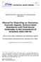 Manual for Reporting on Zoonoses, Zoonotic Agents, Antimicrobial Resistance and Food-borne Outbreaks in the framework of Directive 2003/99/EC