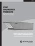 HVAC ENGINEERED PRODUCTS Application Manual