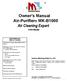 Owner's Manual Air-Purifier MK-B1000 Air Cleaning Expert 110V Model
