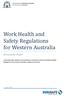Work Health and Safety Regulations for Western Australia