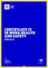 CERTIFICATE IV IN WORK HEALTH AND SAFETY BSB41412