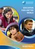 EDUCATION FOR A BETTER WORLD