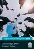 Higher Education Prospectus 2016. University Centre Stockport College