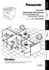 UF-7000/8000. Facsimile Operating Instructions. (For Internet Fax/Email and Network Scan Functions) English. Your Machine. Features. Model No.