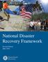 National Disaster Recovery Framework