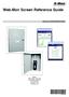 Web-Mon Screen Reference Guide