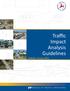 Traffic Impact Analysis Guidelines