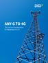 ANY-G TO 4G. The Top Five Considerations for Migrating to 4G LTE