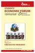 23 rd Year of Publication. A monthly publication from South Indian Bank. To kindle interest in economic affairs... To empower the student community...