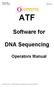 AS4.1 190509 Replaces 260806 Page 1 of 50 ATF. Software for. DNA Sequencing. Operators Manual. Assign-ATF is intended for Research Use Only (RUO):