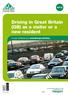 Driving in Great Britain (GB) as a visitor or a new resident