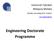 Engineering Doctorate Programme