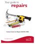 Your guide to. repairs. Contact Centre for Repairs 020 8921 8900. www.royalgreenwich.gov.uk