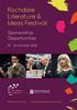 Rochdale Literature & Ideas Festival