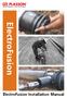 Global Presence - Local Commitment. ElectroFusion. ElectroFusion Installation Manual