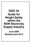 ISSC 34 Guide for Height Safety within the NSW Electricity Supply Industry