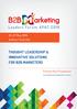 THOUGHT LEADERSHIP & INNOVATIVE SOLUTIONS FOR B2B MARKETERS