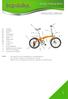 bizobike Quality Folding Bikes Instruction manual