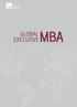 GLOBAL MBA EXECUTIVE