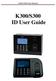 K300/S300 User Manual. K300/S300 ID User Guide