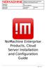 NoMachine Enterprise Products, Cloud Server Installation and Configuration Guide