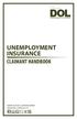 UNEMPLOYMENT INSURANCE CLAIMANT HANDBOOK