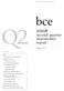 bce second quarter shareholder report