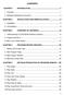 CONTENTS. I. Overview... 1. II. Software Operating Environment... 2. I. Installation... 3. II. Uninstallation... 5