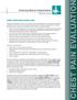 CHEST PAIN EVALUATION TOOL