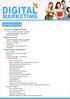 DIGITAL MARKETING CURRICULUM. Overview of Digital Marketing. Website Creation. Search Engine Optimization