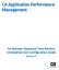 CA Application Performance Management