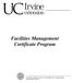 Facilities Management Certificate Program