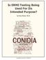 Is ERMI Testing Being Used For Its Intended Purpose? by Gary Rosen, Ph.D.