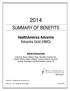SUMMARY OF BENEFITS. HealthAmerica Advantra Advantra Gold (HMO) Western Pennsylvania
