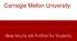 Carnegie Mellon University. New Hourly Job Profiles for Students