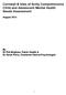 Cornwall & Isles of Scilly Comprehensive Child and Adolescent Mental Health Needs Assessment
