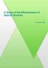 A Study of the Effectiveness of Special Schools December 2005