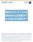 MEDICATION MANAGEMENT ASSESSMENT