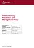 Pressure Injury Prevention and Management Policy