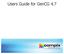 Users Guide for GenCG 4.7