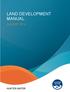 LAND DEVELOPMENT MANUAL