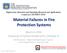 Material Failures in Fire Protection Systems