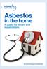 Asbestos. in the home. A guide for tenant and leaseholders. www.waverley.gov.uk/asbestos