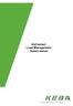 KeContact Load Management. System manual