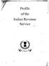 Profile of the Indian Revenue Service. to.