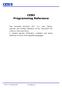 CEBO Programming Reference
