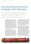 Ensuring safety and uptime by managing condensable gases