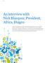 An interview with Nick Blazquez, President, Africa, Diageo