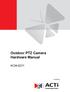 Encoder Firmware V4.06.09 User s Manual. Outdoor PTZ Camera Hardware Manual KCM-8211 2014/01/02