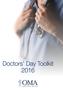 Table of Contents. pg. 2 pg. 3 pg. 3 pg. 3 pg. 4 pg. 5 pg. 7 pg. 8 pg. 9 pg. 10 pg. 11. Welcome to Doctors Day! Communications Objectives